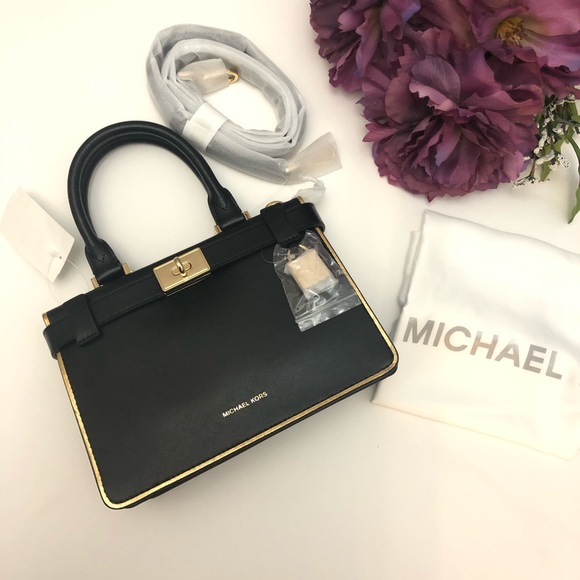 SOLD Micheal Micheal Kors Tatiana Leather Satchel - Picture 8 of 8